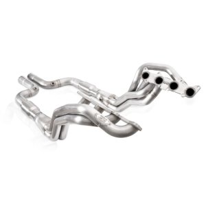Ford Mustang Performance Exhaust - Stainless Works - Long Tube Headers 2in Catted - Mill Finish - `15-`18